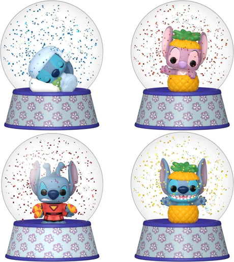 Funko Lilo & Stitch Mystery Minis Minifiguren Glitter Globes PDQ Display (12)