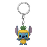 Funko Lilo & Stitch Stitch as Pineapple Display (12) Pocket POP! Vinyl Schlüsselanhänger