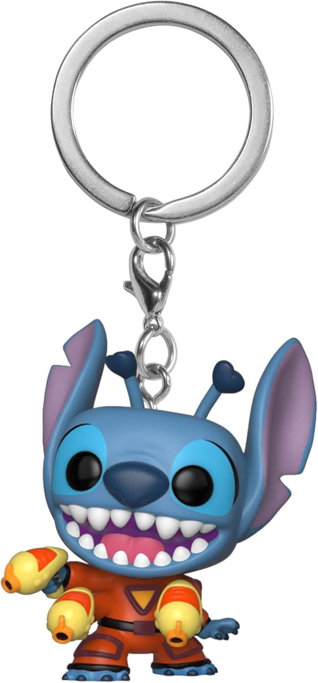 Funko Lilo & Stitch Stitch w/ Blaster Display (12) POP! Vinyl Schlüsselanhänger