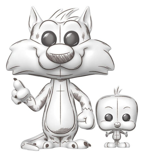 Funko Looney Tunes POP!&Buddy Animation Vinyl Figur Sylvester&Tweety