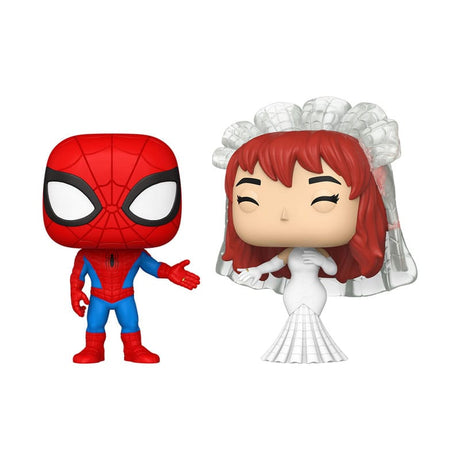 Funko Marvel 2er-Pack Superhero Couples- SM & MJ POP! Vinyl Figuren