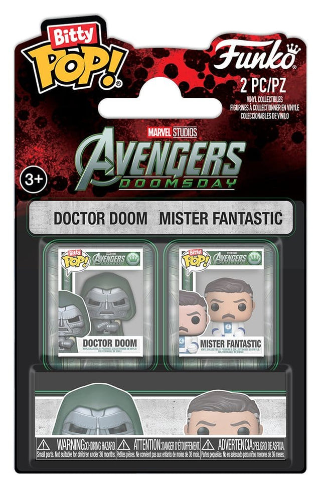 Funko Marvel Doctor Doom & Mister Fantastic 2er-Pack Bitty POP! Mini Figuren