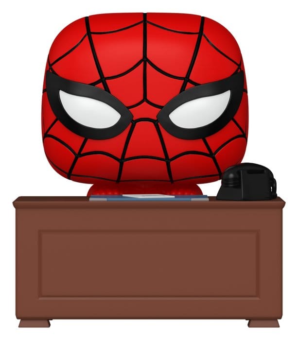 Funko Marvel Meme- Spider-Man w/Desk POP! Premium Vinyl Figur