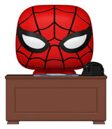 Funko Marvel Meme- Spider-Man w/Desk POP! Premium Vinyl Figur