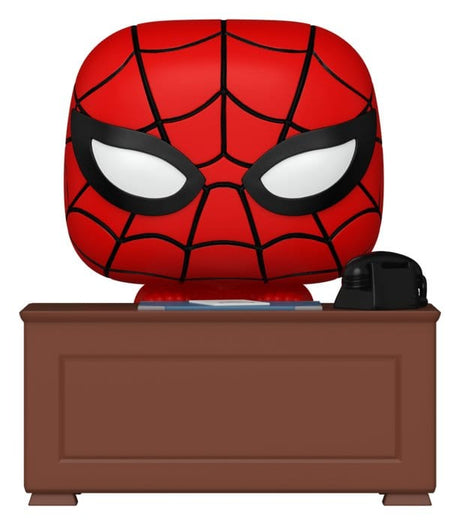 Funko Marvel Meme- Spider-Man w/Desk POP! Premium Vinyl Figur