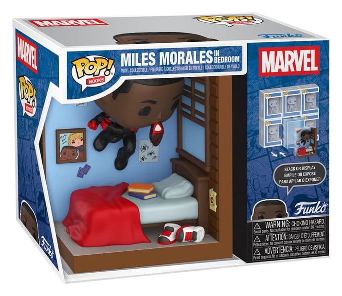 Funko Marvel Miles in Bedroom POP! Nooks Vinyl Diorama