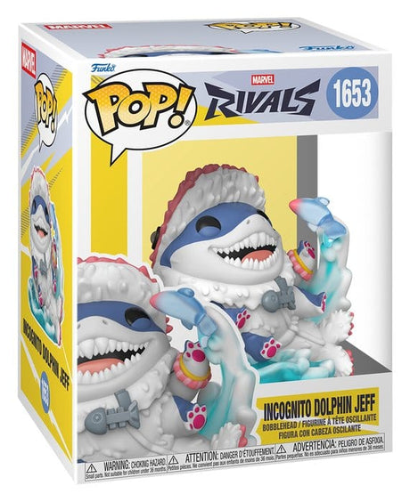 Funko Marvel Rivals Jeff (Incognito Dolphin) POP! Games Vinyl Figur