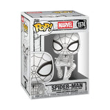 Funko Marvel Sketched - Spider-Man POP! Vinyl Figur