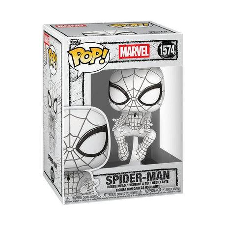Funko Marvel Sketched - Spider-Man POP! Vinyl Figur