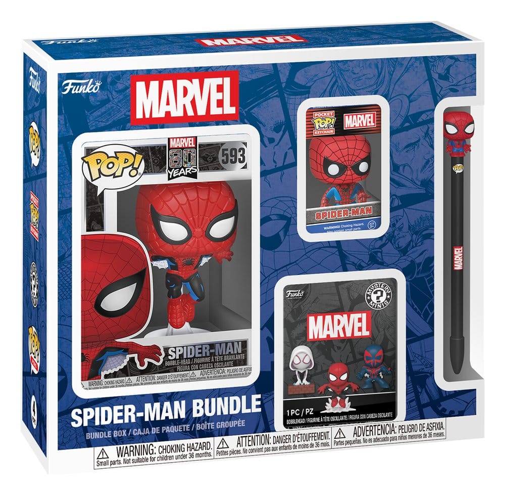 Funko Marvel Spider-Man Black Friday Bundle 4er-Pack POP! Vinyl Figuren