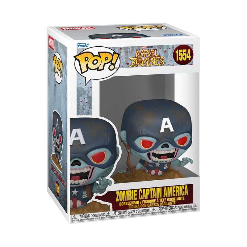 Funko Marvel Zombies Captain America POP! Vinyl Figur