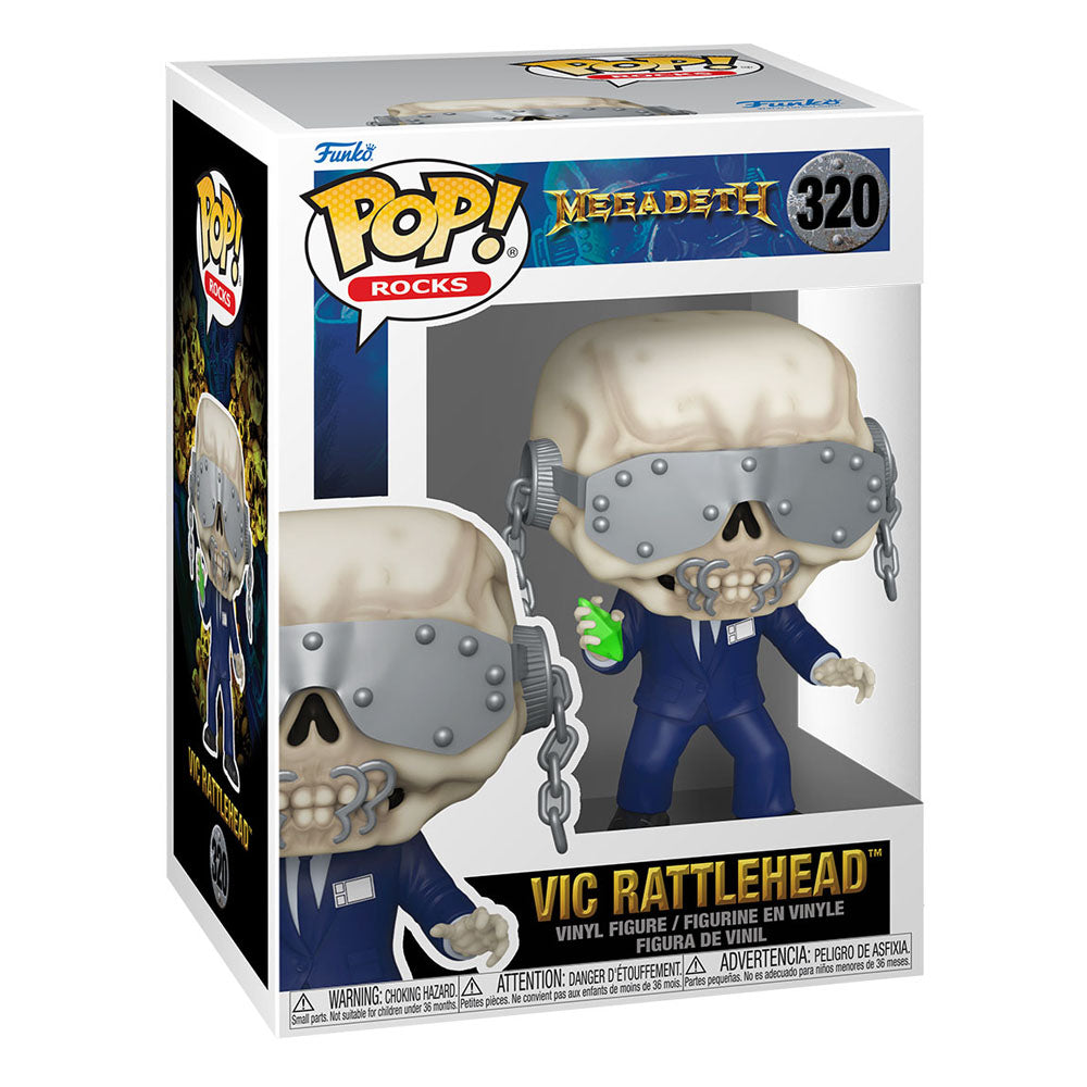 Funko Megadeth Vic Rattlehead POP! Rocks Vinyl Figur