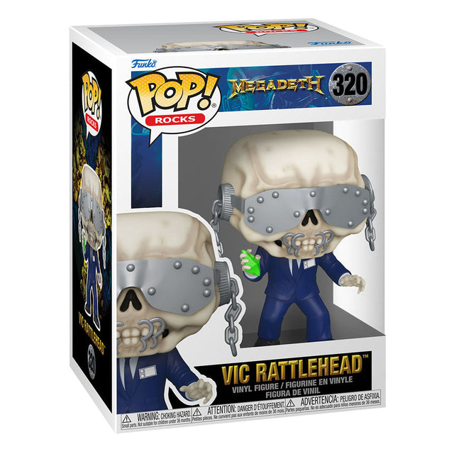 Funko Megadeth Vic Rattlehead POP! Rocks Vinyl Figur