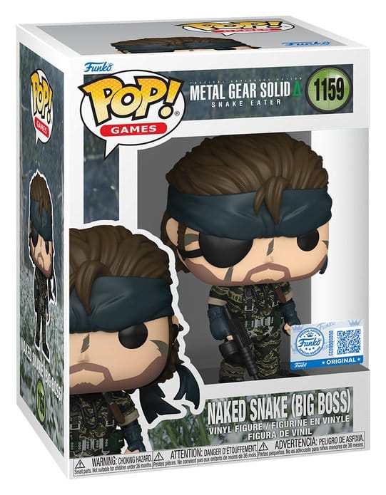 Funko Metal Gear Metal Gear Solid 3- Big Boss heo exclusive POP! Games Vinyl Figur