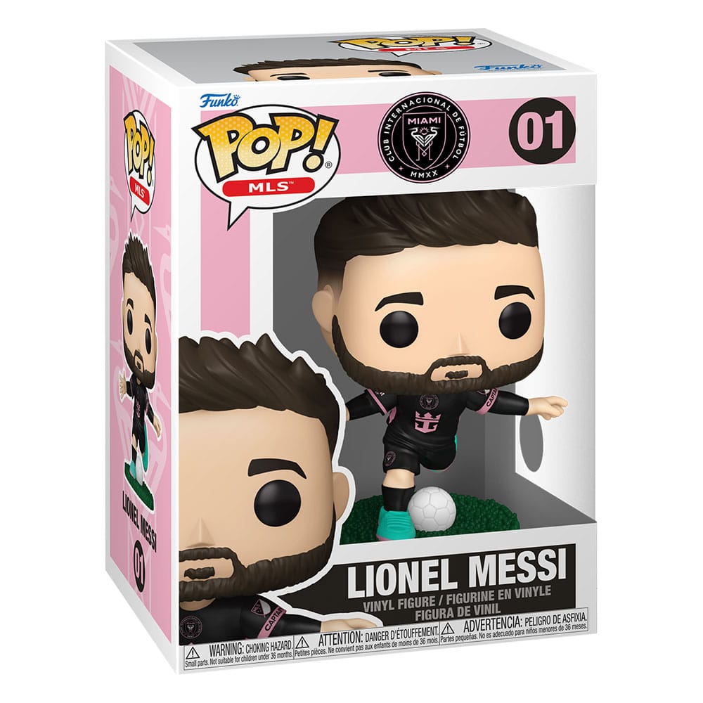 Funko MLS Inter Miami- Lionel Messi(away) POP! Sports Vinyl Figur