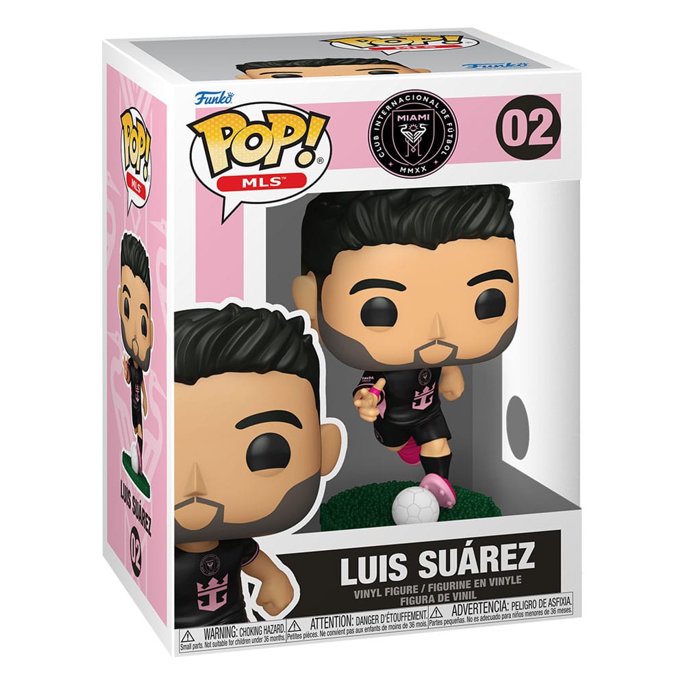 Funko MLS Inter Miami- Luis Suarez(away) POP! Sports Vinyl Figur