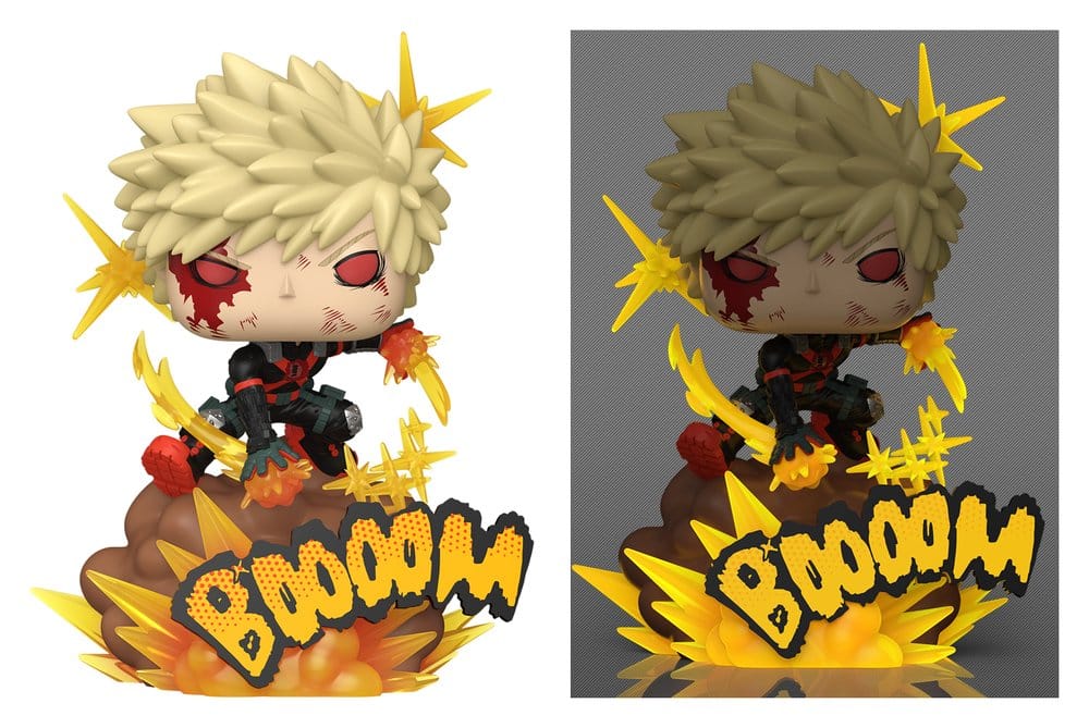 Funko My Heo Academia Bakugo w/CH(GW) POP! Deluxe Vinyl Figur
