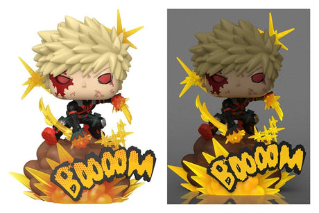 Funko My Heo Academia Bakugo w/CH(GW) POP! Deluxe Vinyl Figur
