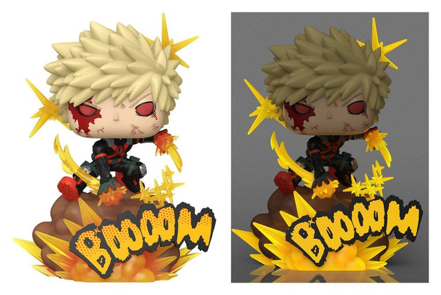 Funko My Heo Academia Bakugo w/CH(GW) POP! Deluxe Vinyl Figur