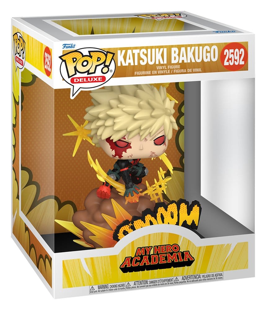 Funko My Heo Academia Bakugo w/CH(GW) POP! Deluxe Vinyl Figur