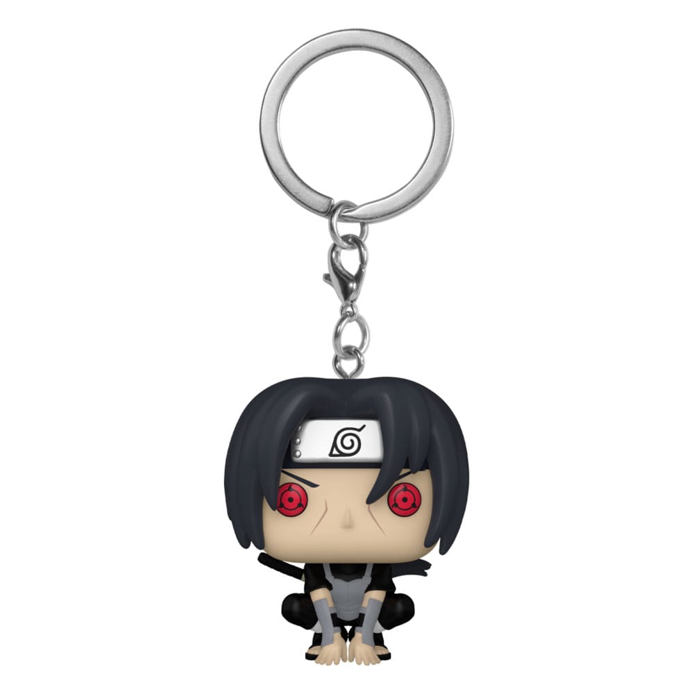 Funko Naruto Itachi Uchiha (Moonlit) Display (12) Pocket POP! Vinyl Schlüsselanhänger