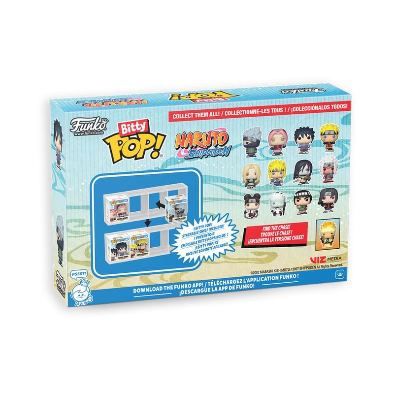 Funko Naruto Shippuden 4er-Pack Battles Bitty POP! Vinyl Figuren