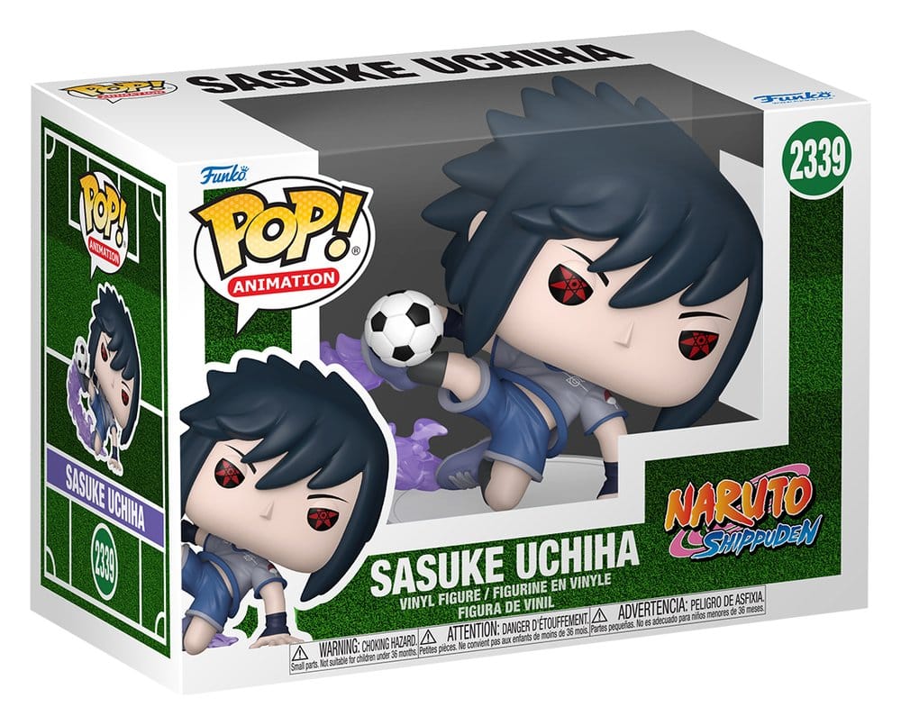 Funko Naruto Soccer Sasuke POP! Football Vinyl Figur