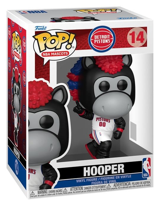 Funko NBA Mascots Pistons- Hooper POP! Basketball Vinyl Figur