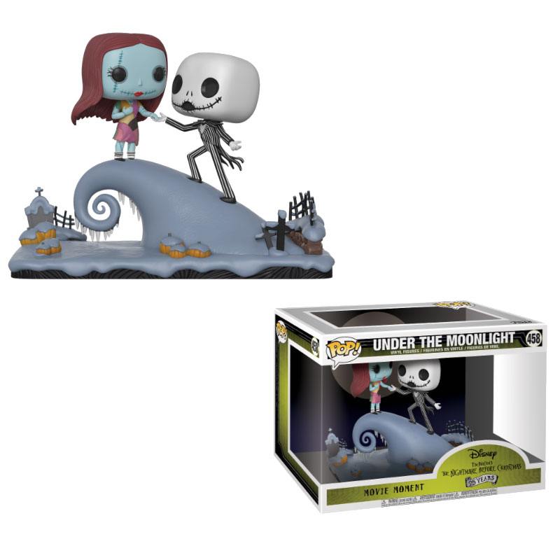 Funko Nightmare before Christmas 2er-Pack Jack & Sally POP! Movie Moments Vinyl Wackelkopf Figuren