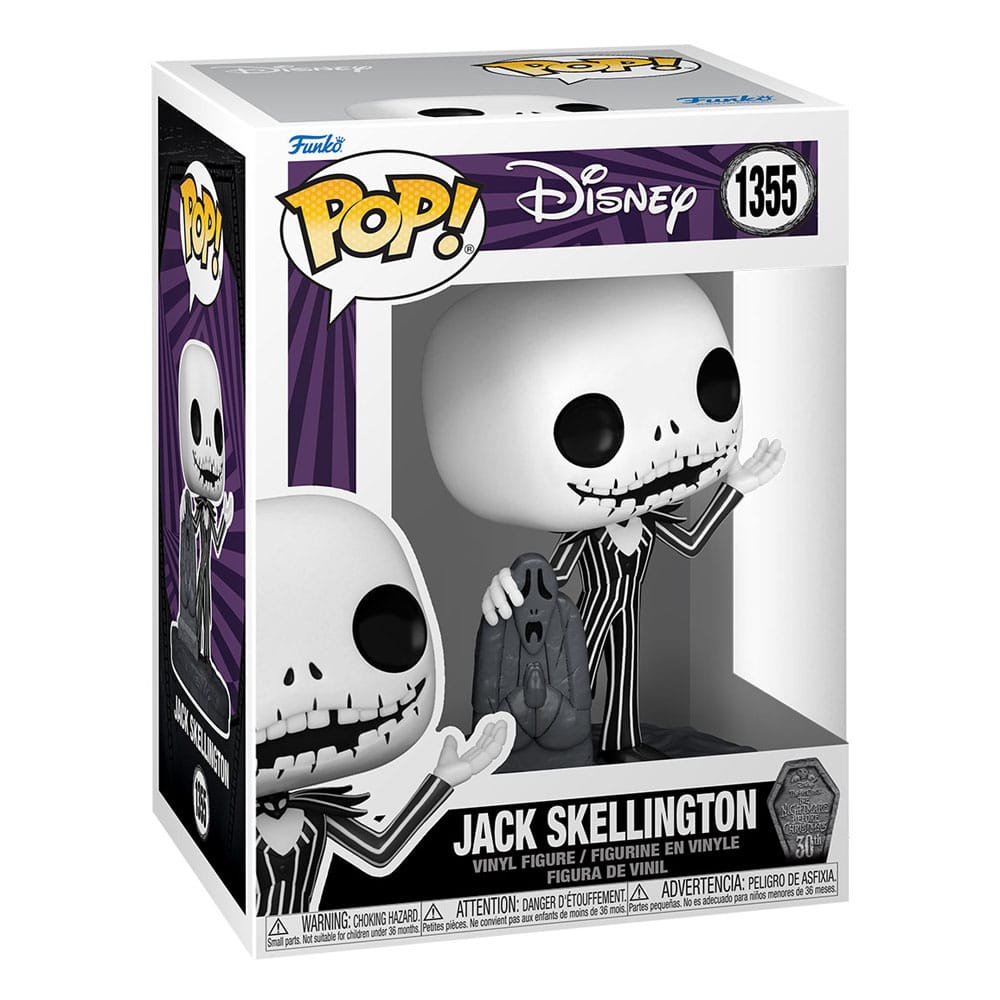 Funko Nightmare before Christmas 30th Jack w/Gravestone POP! Disney Vinyl Figur