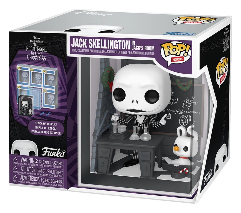 Funko Nightmare Before Christmas Jack Skellington's Room POP! Nooks Vinyl Figur