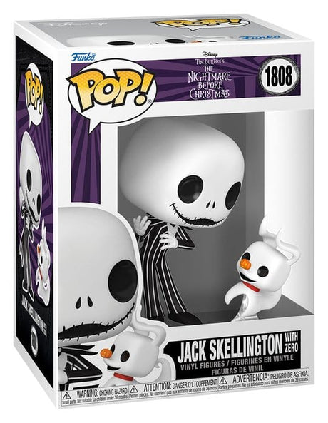 Funko Nightmare Before Christmas Jack & Zero POP! & Buddy Vinyl Figur
