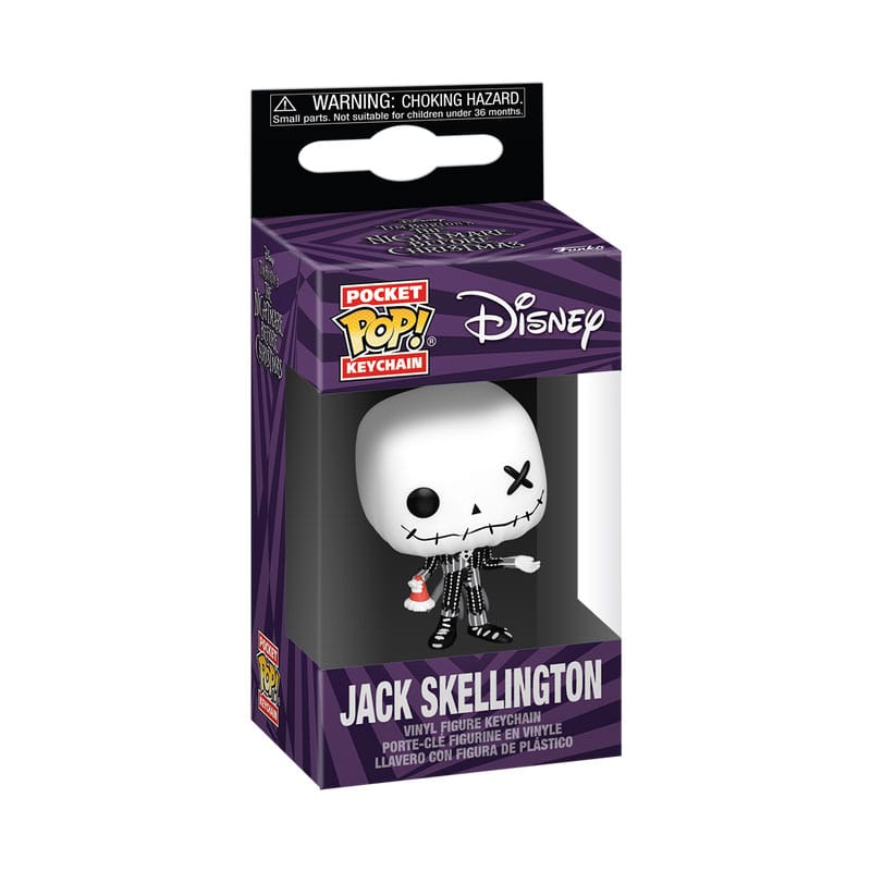 Funko Nightmare before Christmas Patchwork - Jack Display (12) POP! Vinyl Schlüsselanhänger