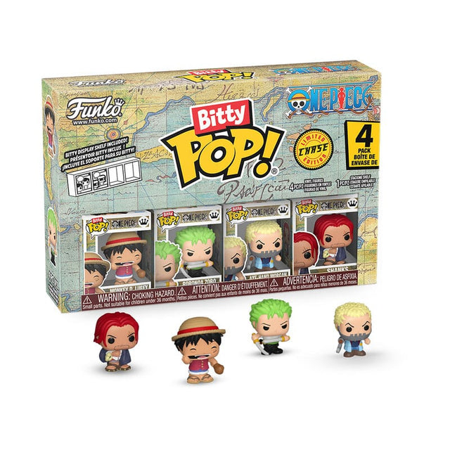 Funko One Piece 4er-Pack Luffy Bitty POP! Vinyl Figuren