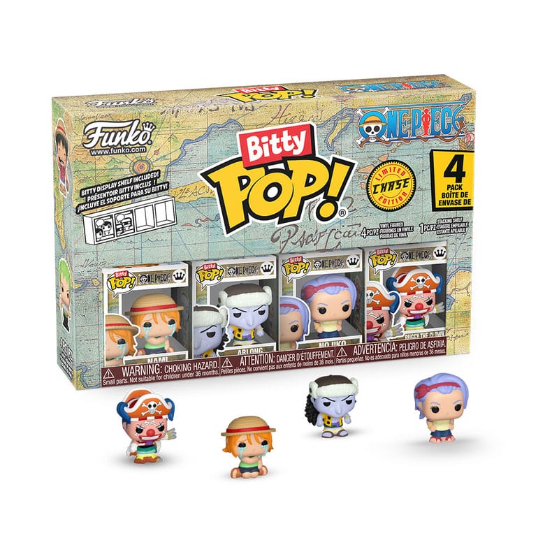 Funko One Piece 4er-Pack Nami Bitty POP! Vinyl Figuren