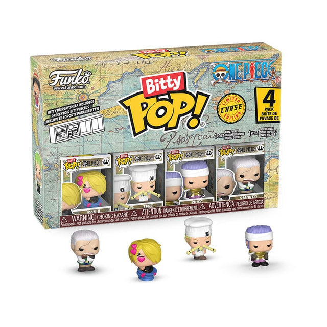 Funko One Piece 4er-Pack Sanji Bitty POP! Vinyl Figuren
