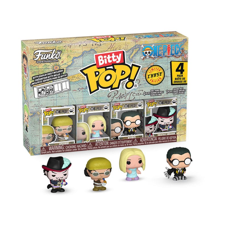 Funko One Piece 4er-Pack Usopp Bitty POP! Vinyl Figuren