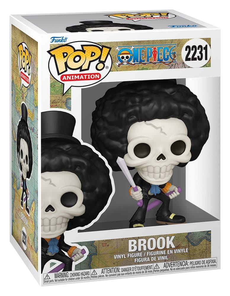 Funko One Piece Brook (Refresh) POP! Animation Vinyl Figur