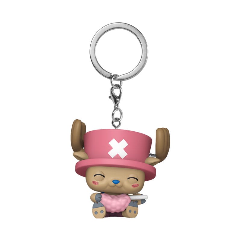 Funko One Piece Chopper w/Cotton Candy Display (12) POP! Vinyl Schlüsselanhänger