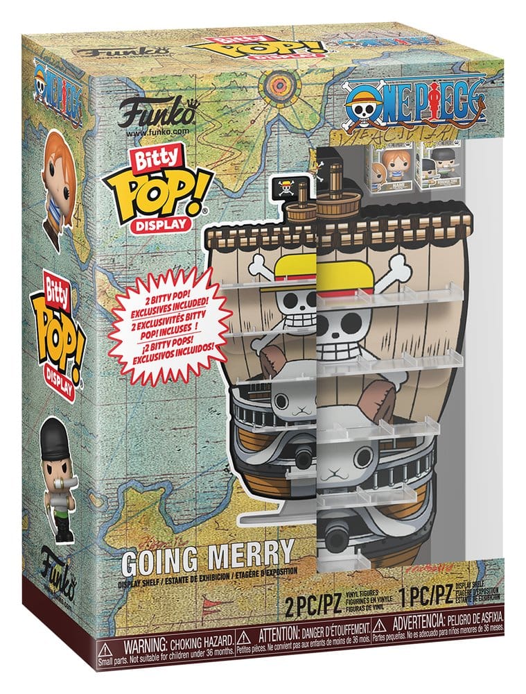 Funko One Piece Going Merry Bitty POP! Display Vinyl Figuren