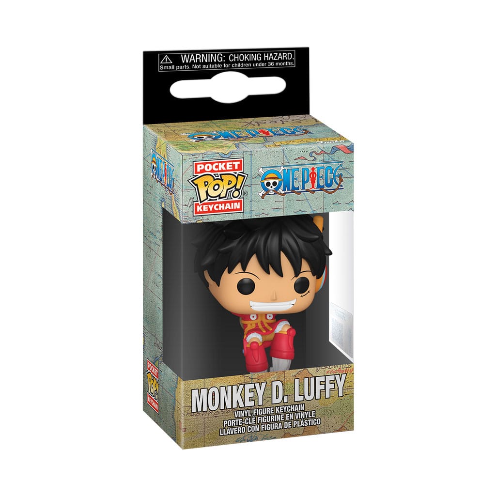 Funko One Piece Luffy(Egghead) Display (12) POP! Vinyl Schlüsselanhänger