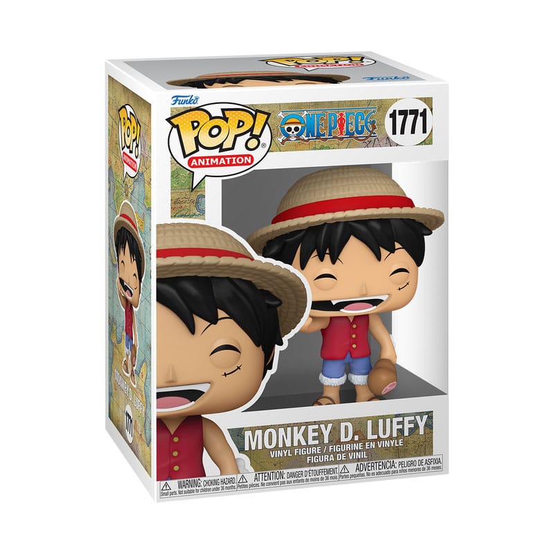 Funko One Piece POP! Animation Vinyl Figuren Luffy (Refresh) 9 cm