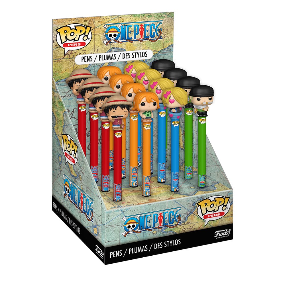 Funko One Piece POP! Homewares Kugelschreiber mit Topper Display (16)