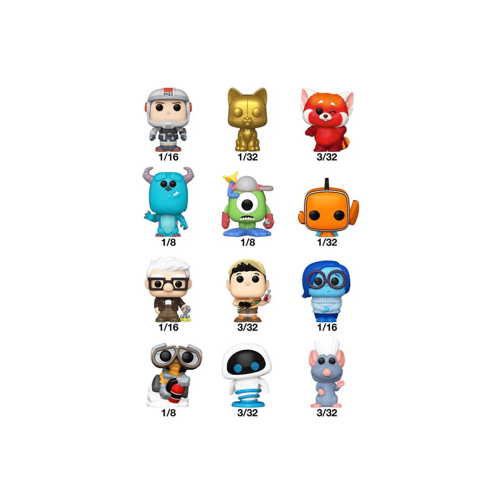 Funko Pixar Display (32) Bitty POP! Vinyl Figuren