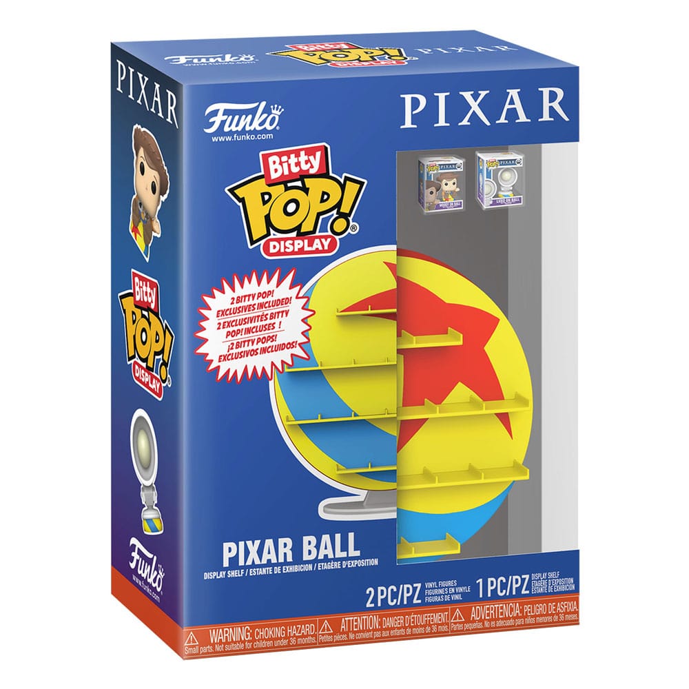 Funko Pixar Pixar Ball Bitty POP! Display mit 2 Vinyl Figuren