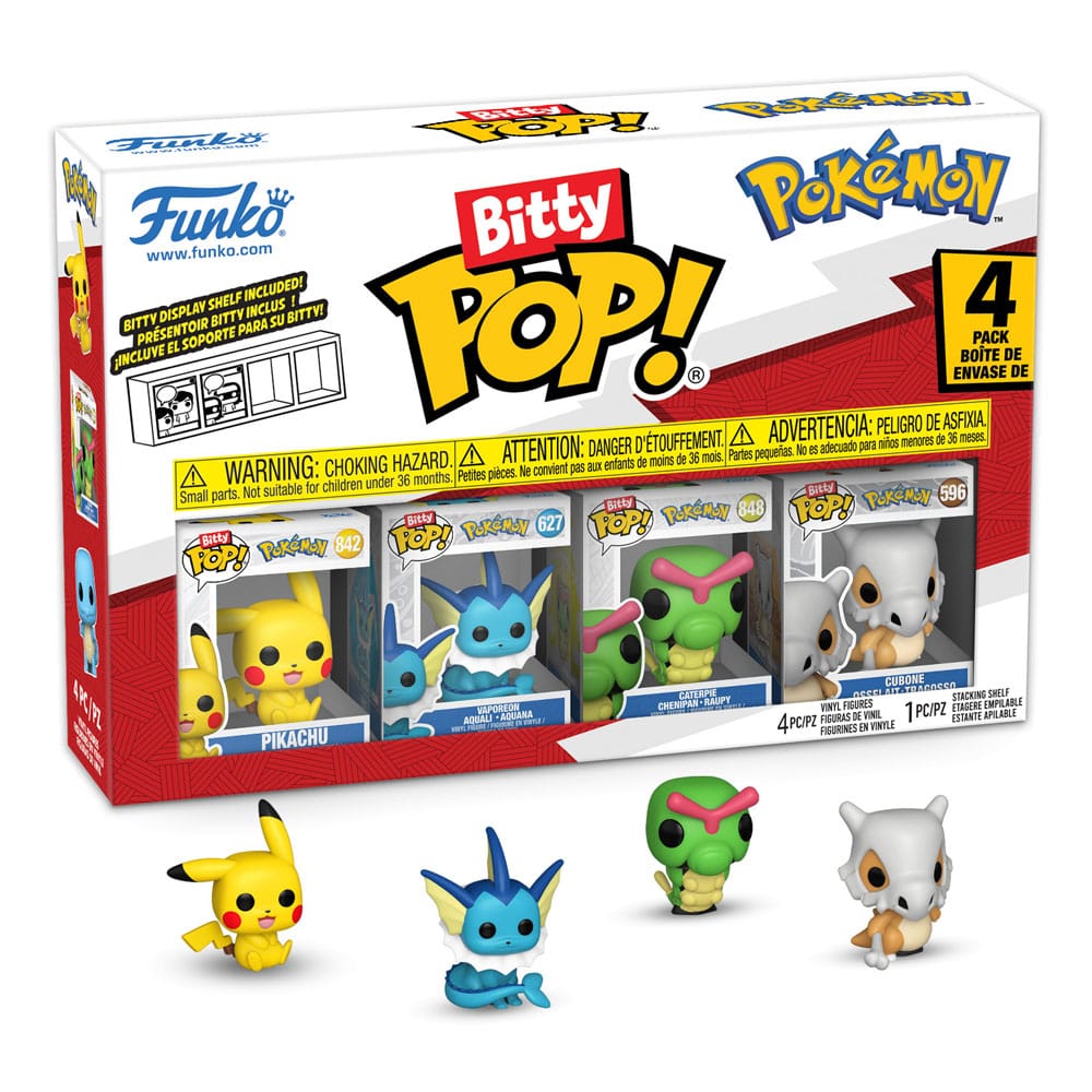 Funko Pokémon 4er-Pack Series 1 Bitty POP! Vinyl Figuren