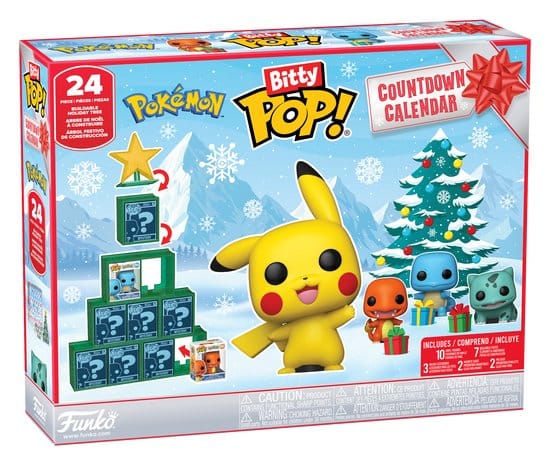 Funko Pokémon Bitty POP! 24-Tage Countdown- Adventskalender