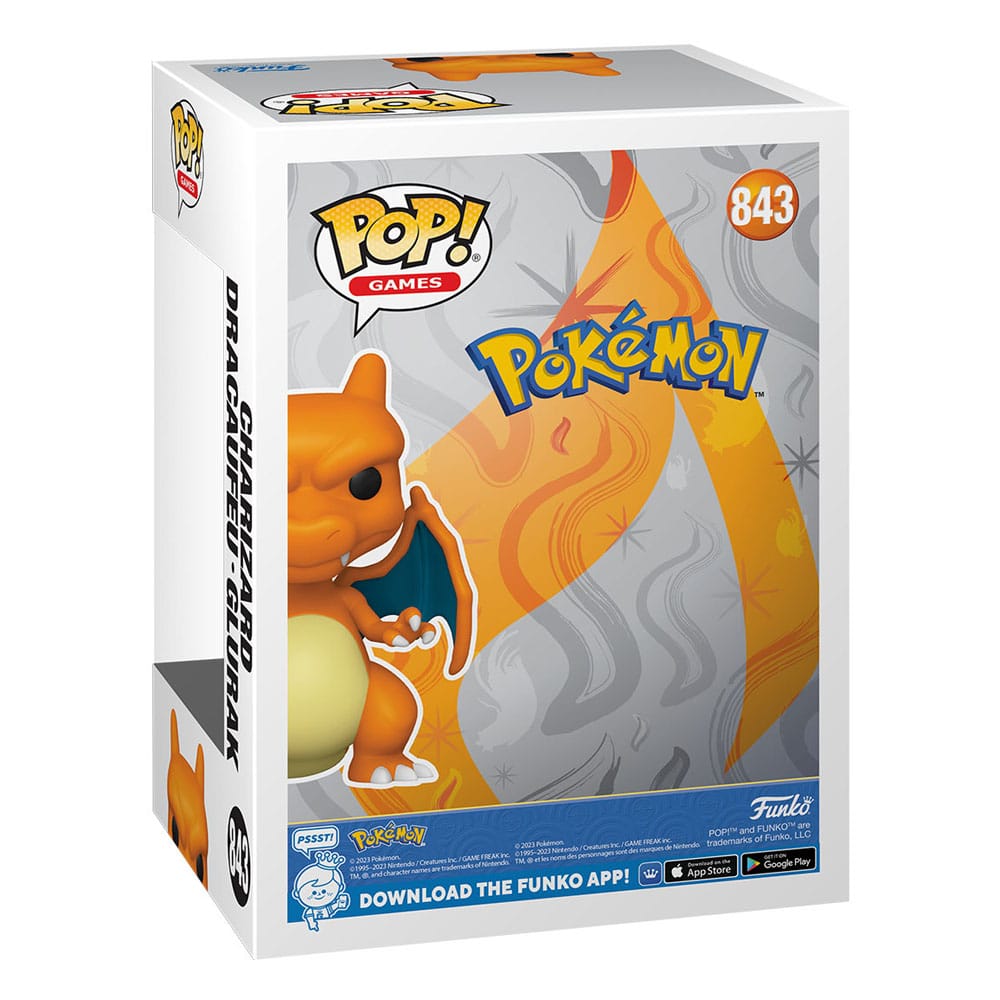 Funko Pokémon Charizard (EMEA) POP! Games Vinyl Figur