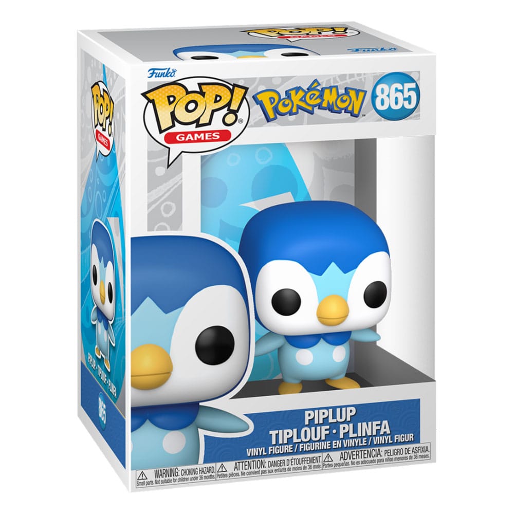 Funko Pokémon Piplup (EMEA) POP! Games Vinyl Figur