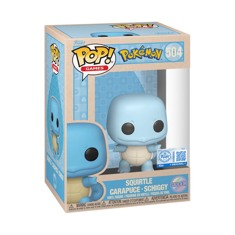 Funko Pokémon POP! Games Squirtle (SftClr) Vinyl Figur